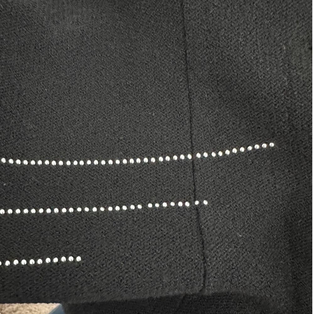 Jennifer Roberts Vintage Black Metallic Studded Jumpsuit one piece art wear S/M - Picture 11 of 14